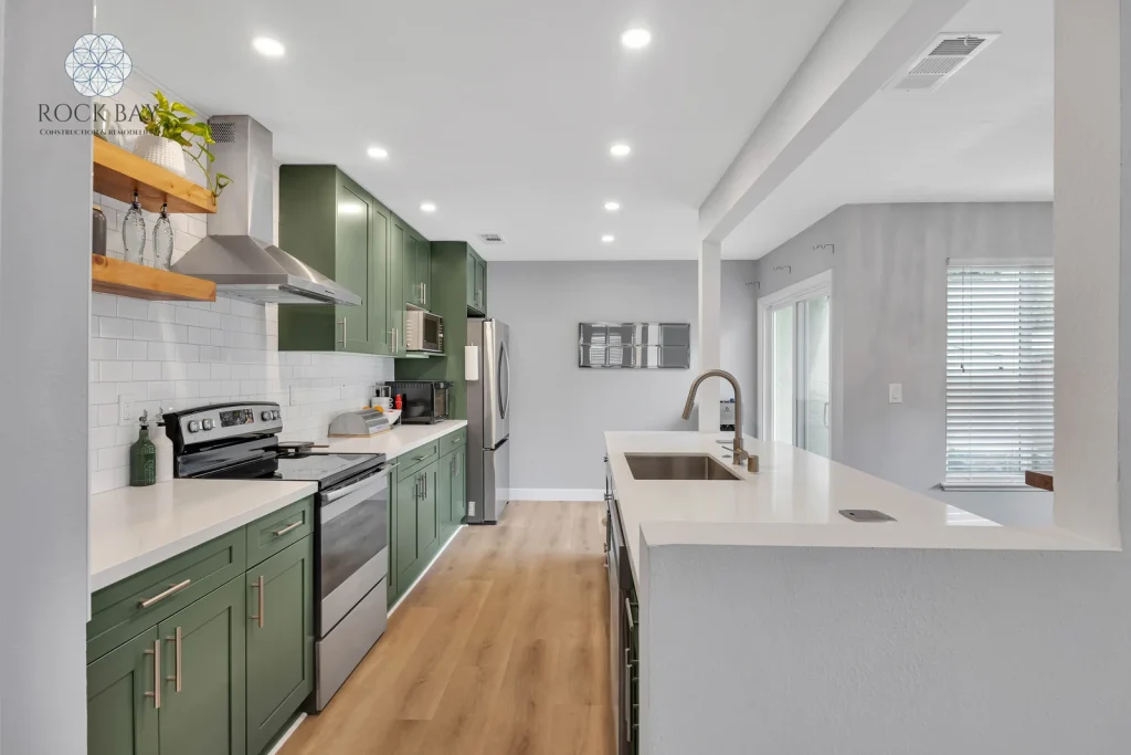 Kitchen home renovation galley kitchen island