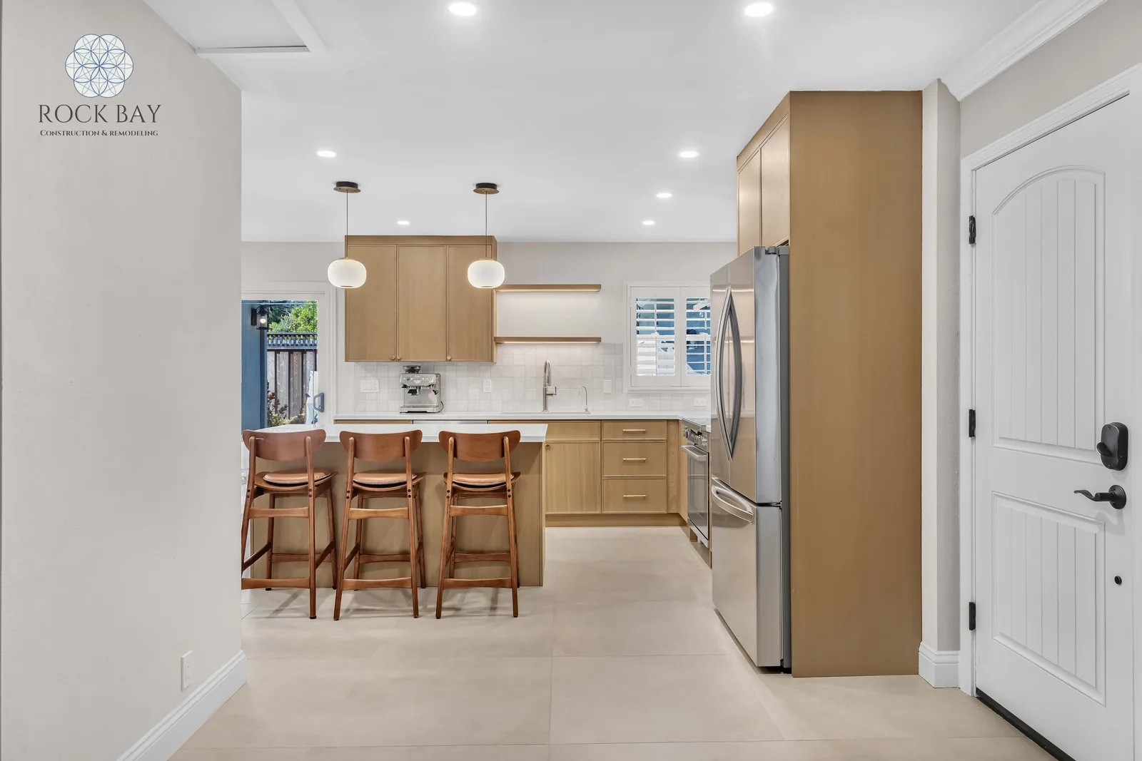 Full kitchen remodel open layout breakfast bar